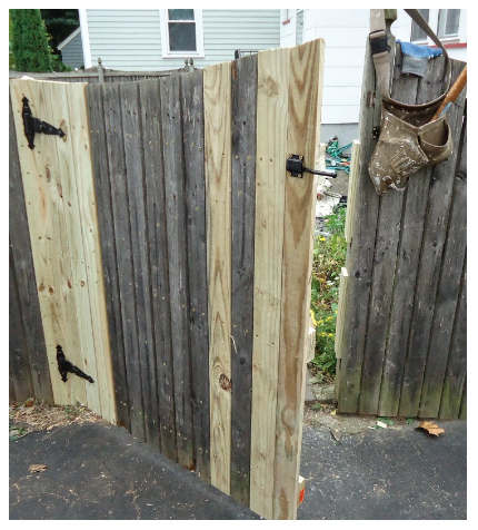 replacing old wood rotten parts of my fence repairing in grand junction